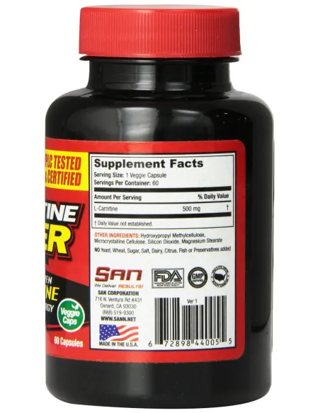 BodyNutrition | L-Carnitine Power 60 caps San