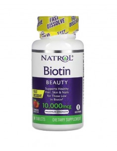 Biotin Fast Dissolve 10000mcg de Natrol | Body Nutrition (FR)