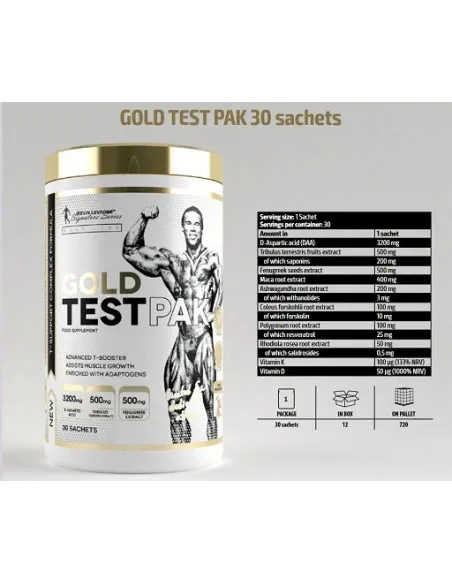 BodyNutrition | Gold Test Pak 30 (Packs) Kevin Levrone