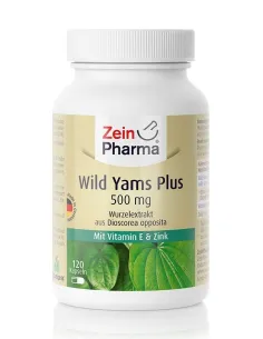 Wild Yams Plus 500mg (120 caps) de Zein Pharma | Body Nutrition (FR)