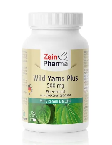 Wild Yams Plus 500mg (120 caps) de Zein Pharma | Body Nutrition (FR)