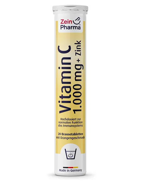 Vitamin C + Zinc (20 effervescent tabs) by Zein Pharma | Body Nutrition (EN)