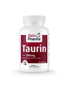 Taurine 500mg (120 vcaps) by Zein Pharma | Body Nutrition (EN)