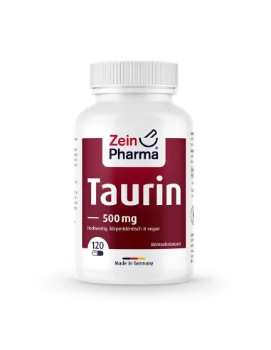 BodyNutrition | Taurine 500mg (120 vcaps) Zein Pharma