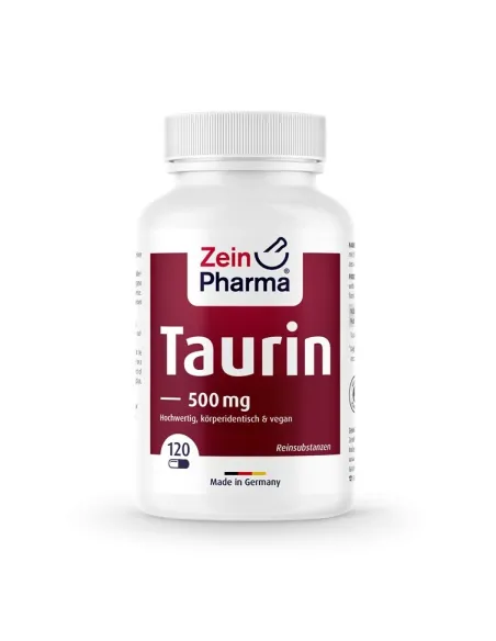 BodyNutrition | Taurine 500mg (120 vcaps) Zein Pharma