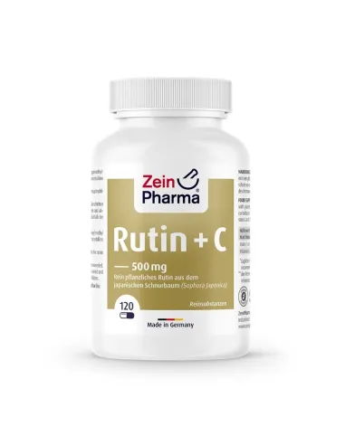Ruitn + C 500mg (120 vcaps) de Zein Pharma | Body Nutrition (FR)