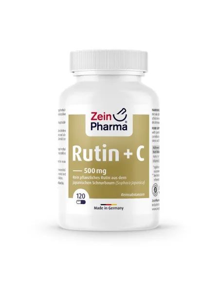 Ruitn + C 500mg (120 vcaps) de Zein Pharma | Body Nutrition (FR)