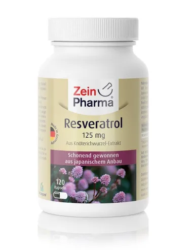 BodyNutrition | Resveratrol 125mg (120 caps) Zein Pharma