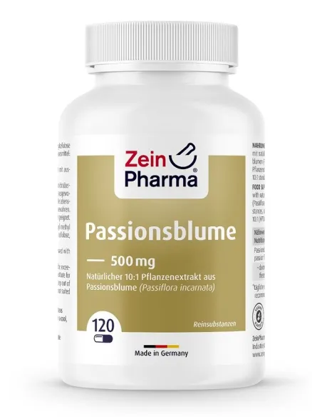 BodyNutrition | Passion Flower 500mg (120 caps) Zein Pharma