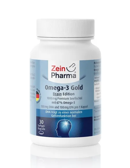 Omega-3 Gold Brain Edition 1000mg (30 caps) von Zein Pharma | Body Nutrition (DE)