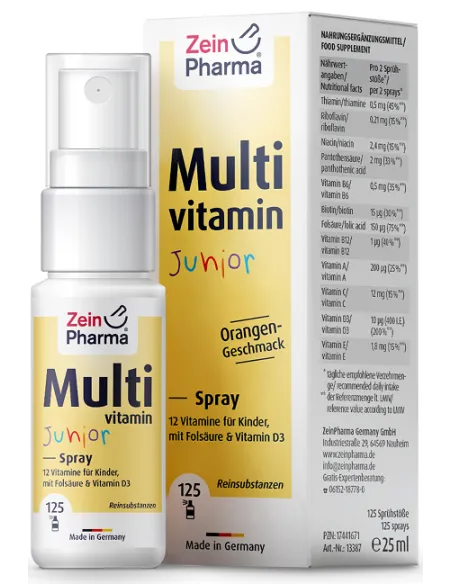 BodyNutrition | Multivitamin Junior Spray (25 ml) Zein Pharma