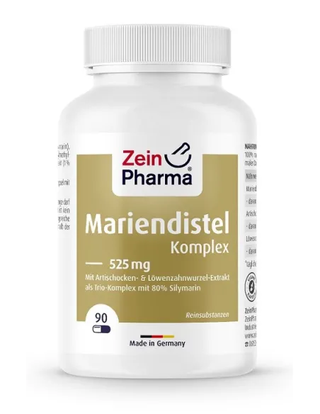 Milk Thistle Complex 525mg (90 caps) de Zein Pharma | Body Nutrition (FR)