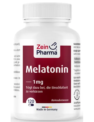 BodyNutrition | Melatonin 1mg (120 caps) Zein Pharma
