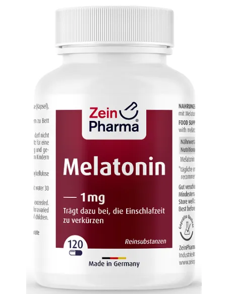 BodyNutrition | Melatonin 1mg (120 caps) Zein Pharma
