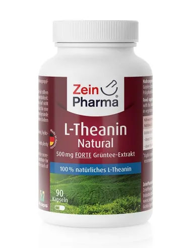 Zein Pharma L-Theanin Natural 500mg (90 caps) | Body Nutrition (ES)