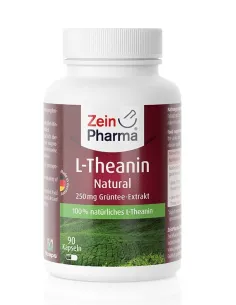 L-Theanin Natural 250mg (90 caps) de Zein Pharma | Body Nutrition (FR)