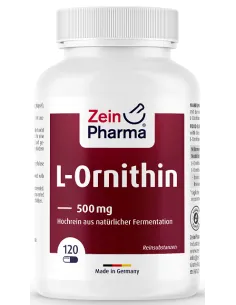BodyNutrition | L-Ornithine 500mg (120 caps) Zein Pharma