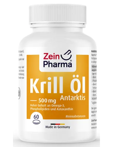 Zein Pharma Krill Oil Antarctic 500mg (60 caps) | Body Nutrition (ES)