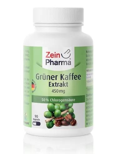 Green Coffee Extract 450mg (90 caps) de Zein Pharma | Body Nutrition (FR)