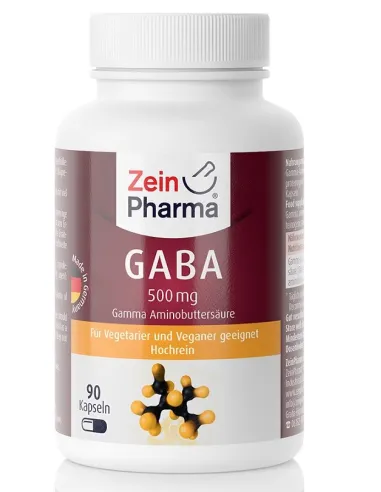 GABA 500mg (90 caps) de Zein Pharma | Body Nutrition (FR)