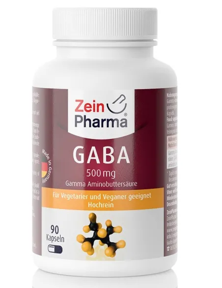 GABA 500mg (90 caps) de Zein Pharma | Body Nutrition (FR)
