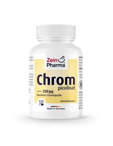 BodyNutrition | Chromium Picolinate 250mcg (120 caps) Zein Pharma