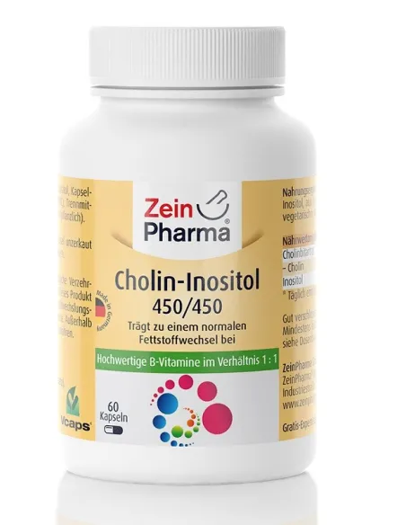 Zein Pharma Colina-Inositol 450/450mg (60 cáps.