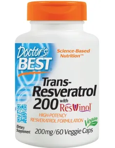 Trans-Resveratrol with ResVinol de Doctor s Best | Body Nutrition (FR)