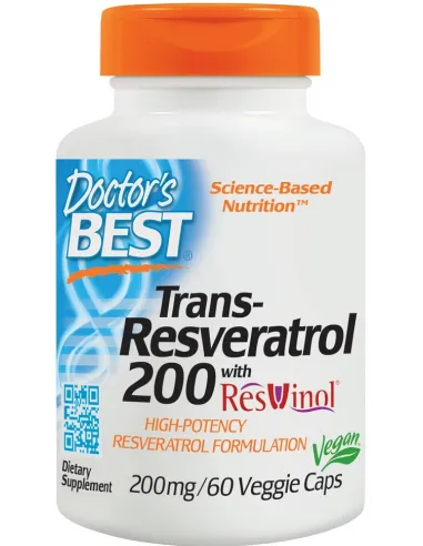 Trans-Resveratrol with ResVinol de Doctor s Best | Body Nutrition (FR)