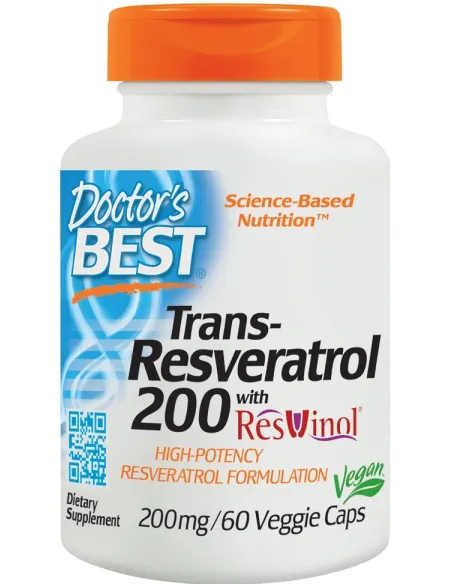 Trans-Resveratrol with ResVinol de Doctor s Best | Body Nutrition (FR)