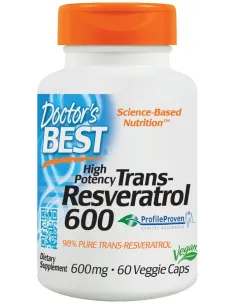 Trans-Resveratrol 600 von Doctor s Best | Body Nutrition (DE)