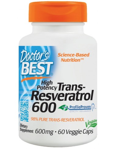 Trans-Resveratrol 600 de Doctor s Best | Body Nutrition (FR)