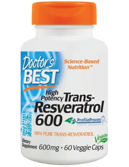 BodyNutrition | Trans-Resveratrol 600 Doctor s Best