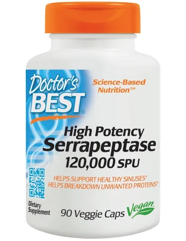 Doctor s Best Serrapeptase (90 vcaps) | Body Nutrition (ES)