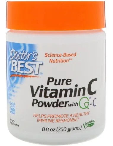 Pure Vitamin C Powder with Quali-C by Doctor s Best | Body Nutrition (EN)
