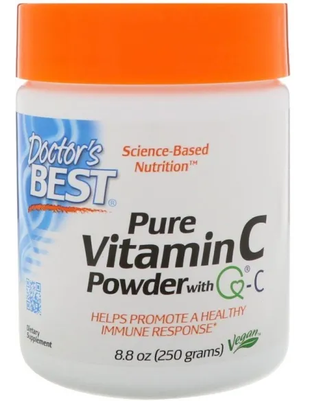 Pure Vitamin C Powder with Quali-C by Doctor s Best | Body Nutrition (EN)