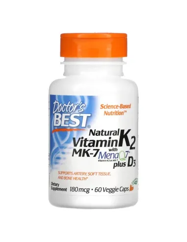 BodyNutrition | Natural Vitamin K2 MK7 with MenaQ7 plus D3 Doctor s Best