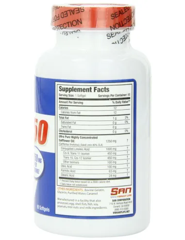 Pure CLA 1250 90 sofgels von San | Body Nutrition (DE)