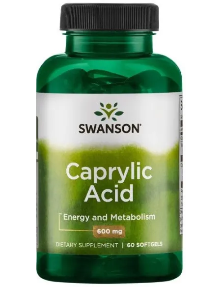 Caprylic Acid 600mg de Swanson | Body Nutrition (FR)