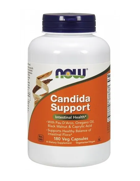 NOW Foods Candida Support (180 cápsulas) | Body Nutrition (ES)