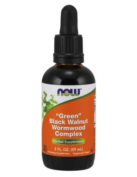 Green Black Walnut Wormwood Complex de NOW Foods | Body Nutrition (FR)