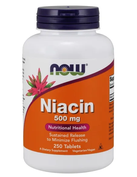 NOW Foods Niacin 500mg | Body Nutrition (ES)