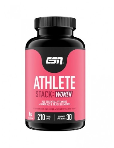 Athlete Stack:WOMEN (210 caps) by ESN | Body Nutrition (EN)