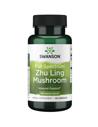 Zhu Ling Mushroom 400mg Full Spectrum by Swanson | Body Nutrition (EN)