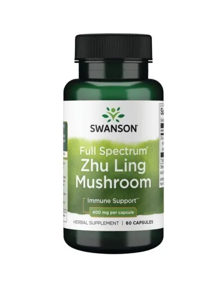 Zhu Ling Mushroom 400mg Full Spectrum by Swanson | Body Nutrition (EN)