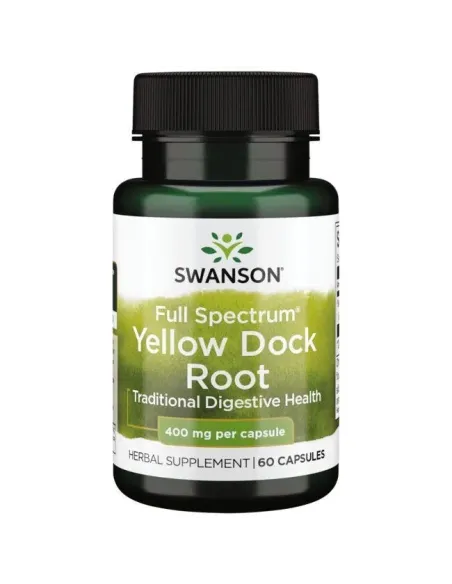 Yellow Dock Root 400mg Full Spectrum von Swanson | Body Nutrition (DE)