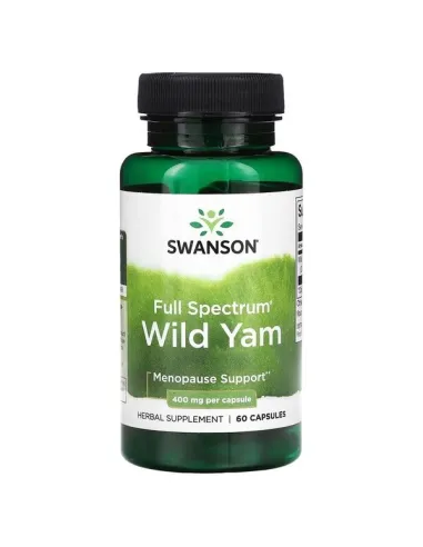 Wild Yam 400mg Full Spectrum by Swanson | Body Nutrition (EN)
