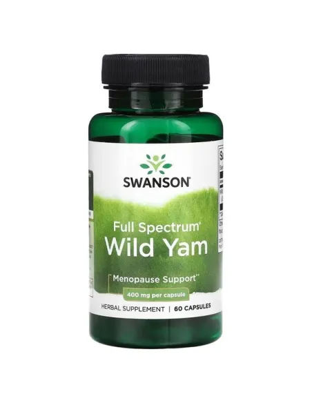 Wild Yam 400mg Full Spectrum by Swanson | Body Nutrition (EN)