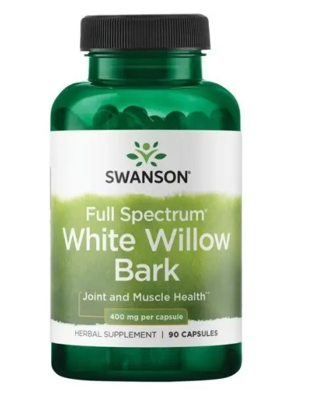 BodyNutrition | White Willow Bark 400mg Full Spectrum Swanson