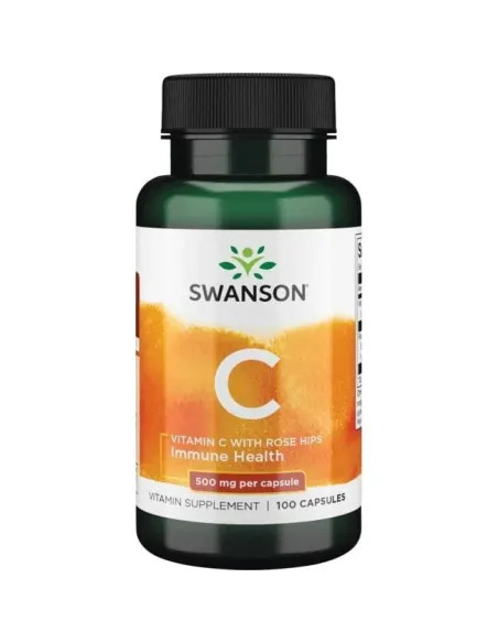 BodyNutrition | Vitamin C with Rose Hips Extract 500mg Swanson
